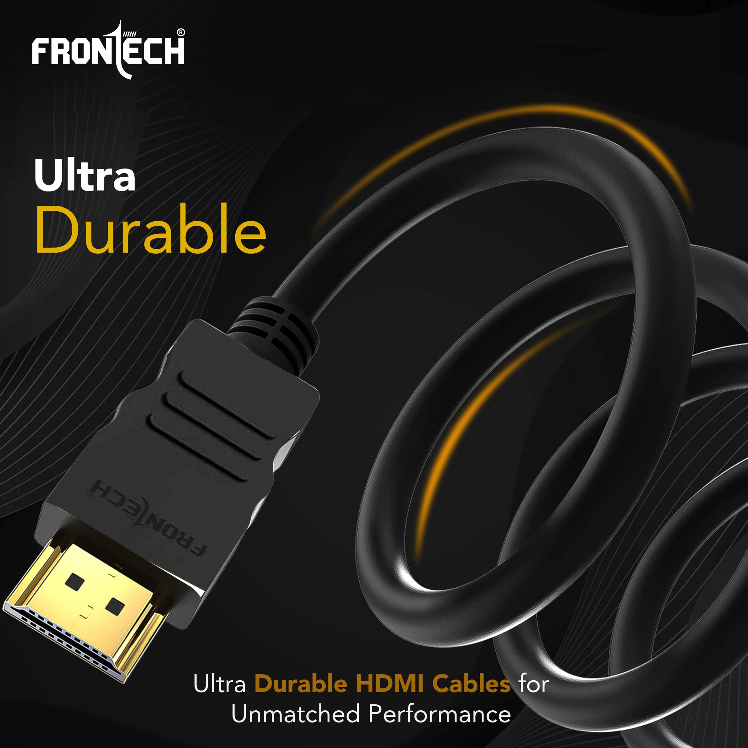 Frontech Copper Clad Steel HDMI Cable - 1.5M Length (NC-0018) Frontech Copper Clad Steel HDMI Cable - 1.5M Length (NC-0018)